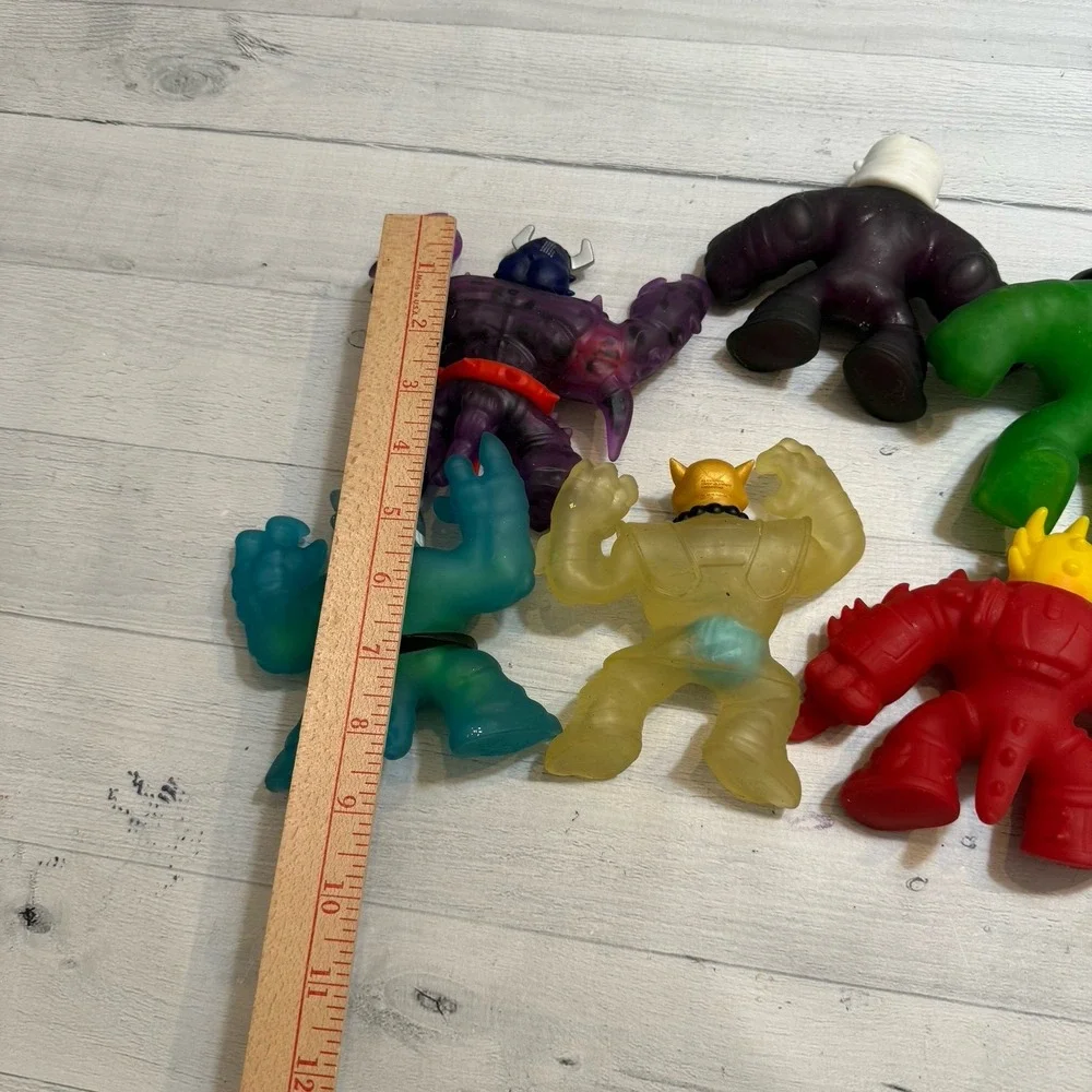 Goo Jit Zu squishy figures Lot‎ Of 6 toys